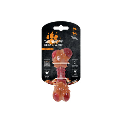 CARNIVORE Dog Toy Savoury bone - bacon flavour - Black Dog Panamá 