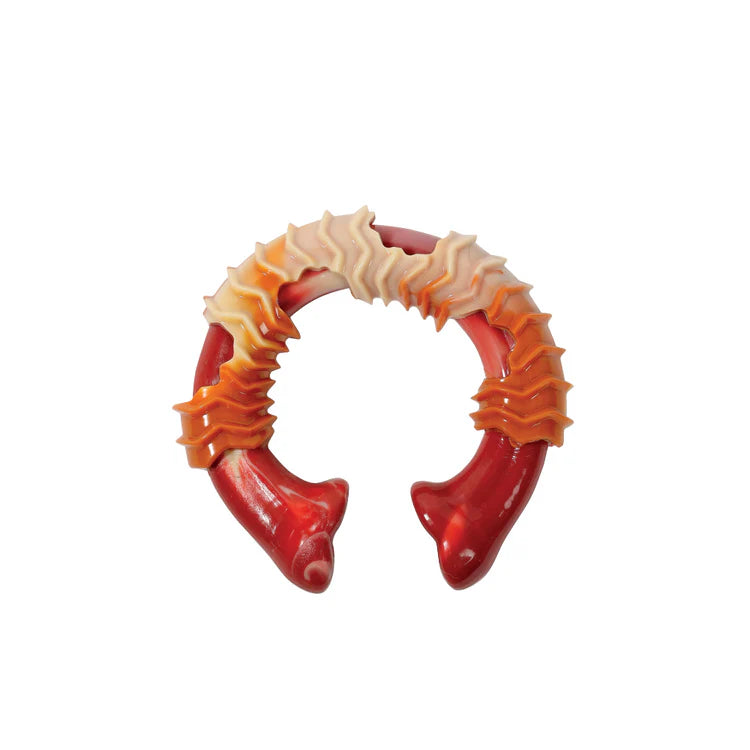MPets Carnivore Dog Toy Ring Bone Sabor Tocino – 14 x 13.7 x 4.1 cm