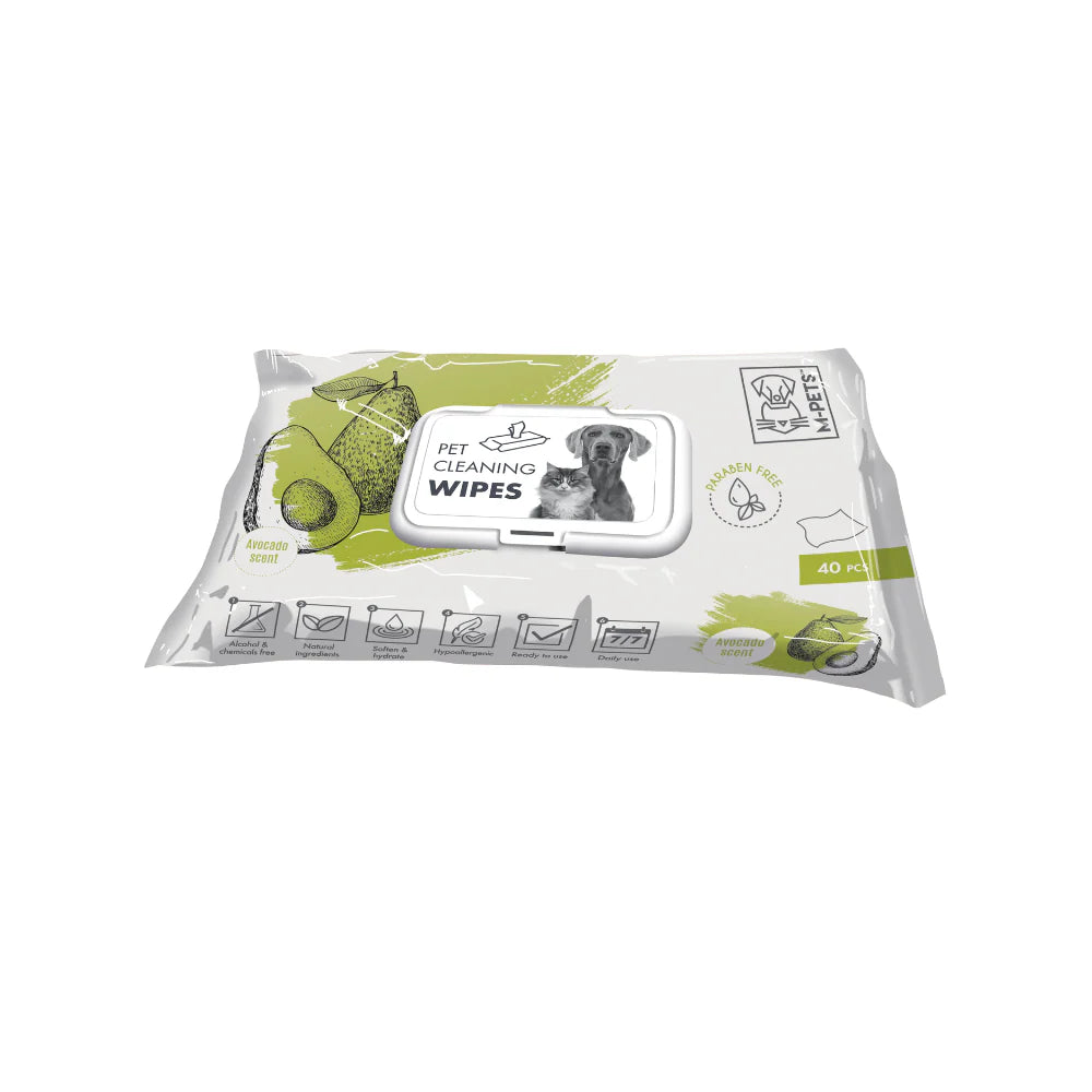 MPets Pet Cleaning Wipes Aguacate 15 x 20 cm – 40 pcs