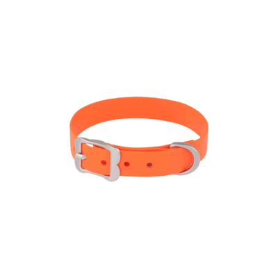 Vivid PVC Collar Naranja – L