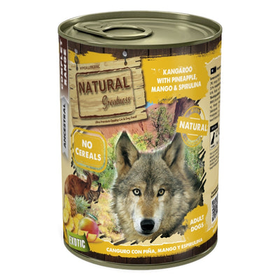 NGD CANGURO CON PIÑA, MANGO Y ESPIRULINA-EXÓTICA 400G