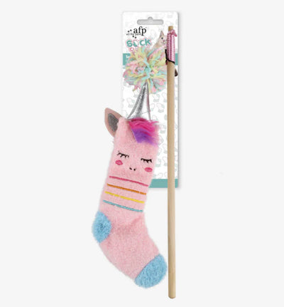 AFP CAT TOY SOCK CUDDLE WAND TOY - Black Dog Panamá 