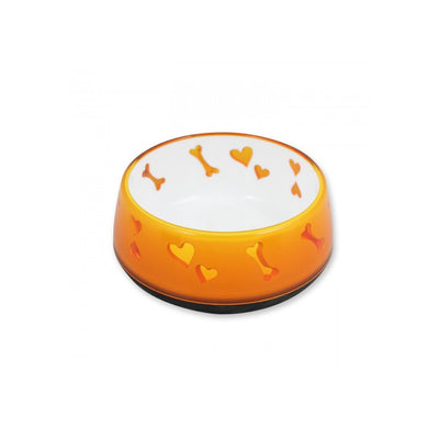 AFP DOG LOVE BOWL ORANGE LARGE - Black Dog Panamá 