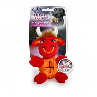 AFP DOG TOY TREAT HIDER THE BULL - Black Dog Panamá 