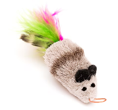 CAT TOY MOUSE FEATHER - Black Dog Panamá 