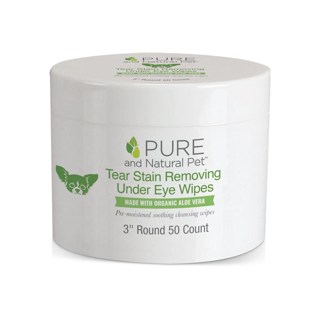 Pure and Natural Pet Tear Stain Wipes Manchas Lágrimas – 50 pcs