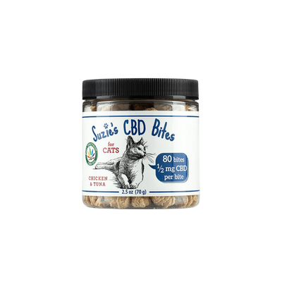 Suzie's Premios CBD Pollo y Atún – 2.5 oz