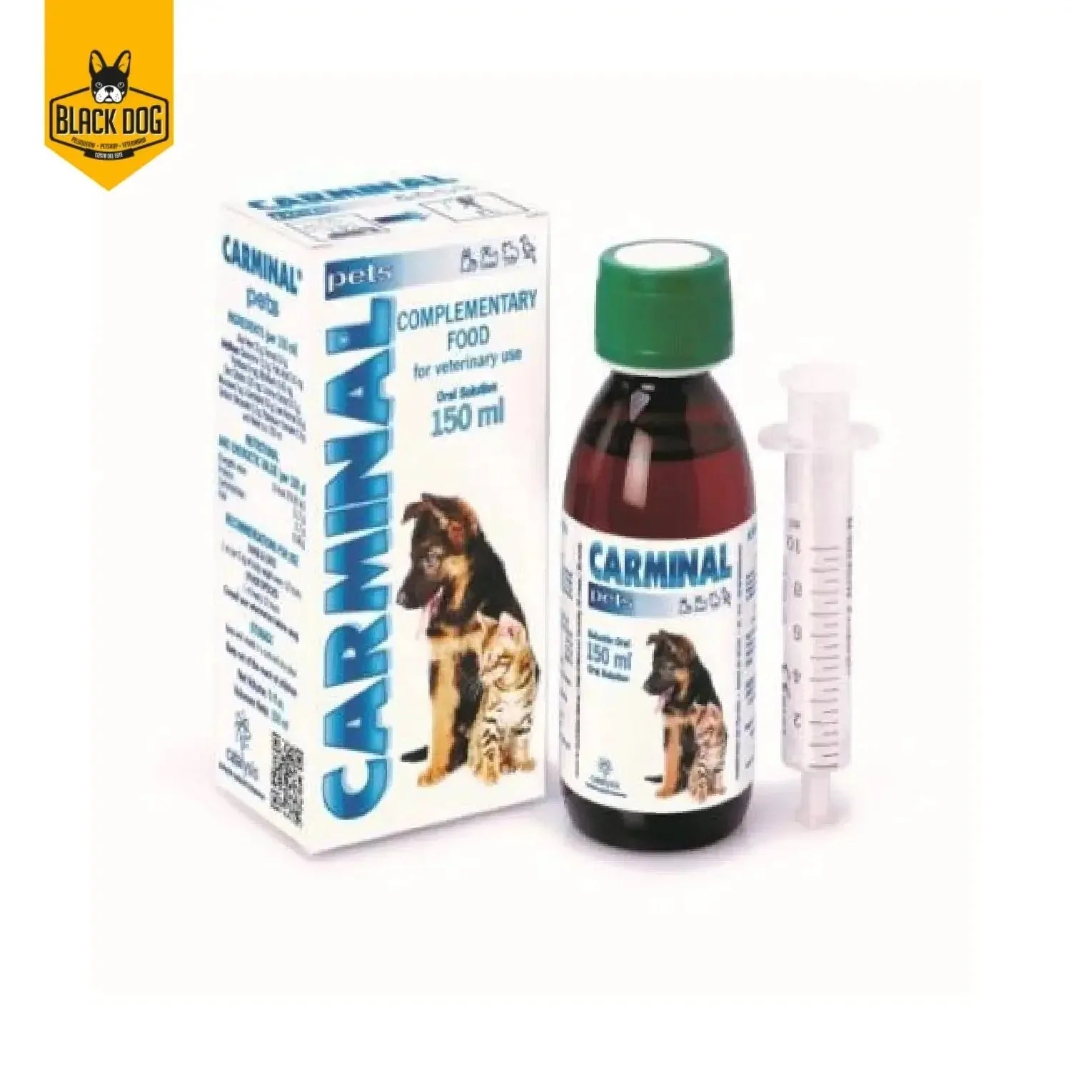 CARMINAL PET ORAL SOLUTION 150 ML DROGUERIA E IMPORTADORA ALEMANA,S.A.