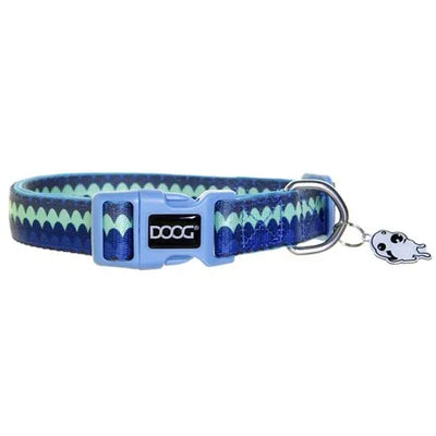 DOOG COLLAR BLUE WAVES L - Black Dog Panamá 