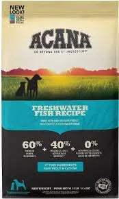 ACANA DOG HERITAGE FRESHWATER FISH 25LBS - Black Dog Panamá 
