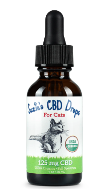 SUZIE'S CBD DROPS FOR CATS 125MG 1OZ - Black Dog Panamá 