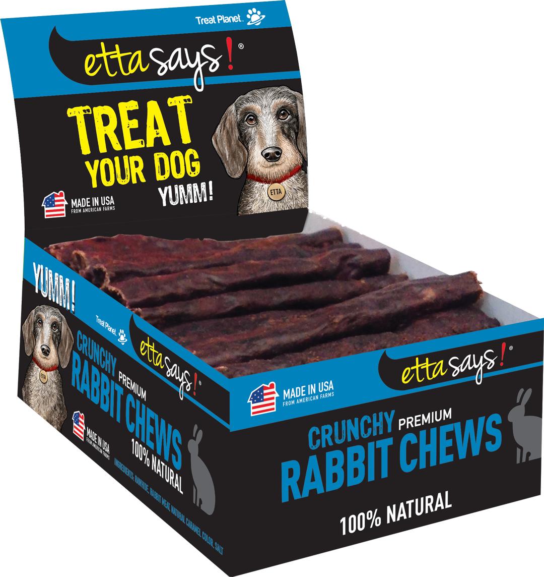 Etta Says! Crunchy Premium Rabbit Chews – 7"