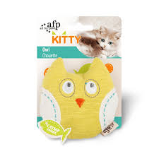 AFP CAT TOY THE OWL YELLOW - Black Dog Panamá 