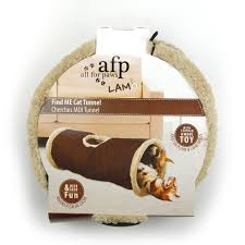 LAM-Find Me Cat Tunnel 120cm - Grey/Tan - Black Dog Panamá 