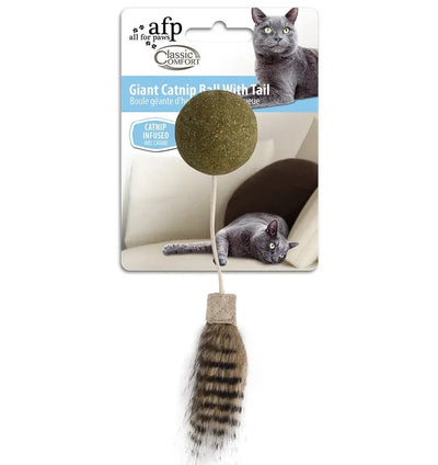Classic comfort-Giant Catnip Ball With Tail - Black Dog Panamá 