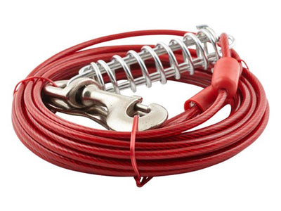 EXTERIOR HEAVY DUTY TIE OUT CABLE 120LB - Black Dog Panamá 