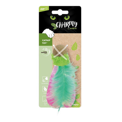 CHARMY CATNIP TOY GREEN - Black Dog Panamá 