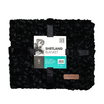 SHETLAND Blanket - L - Black - Black Dog Panamá 