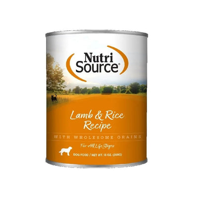 NutriSource Alimento Húmedo con Cordero y Arroz para Perros - Todas las Razas - 12.3 oz