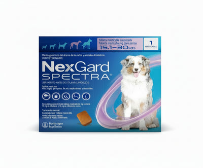 NexGard Spectra L Tableta Antiparasitaria – 15.1-30 kg