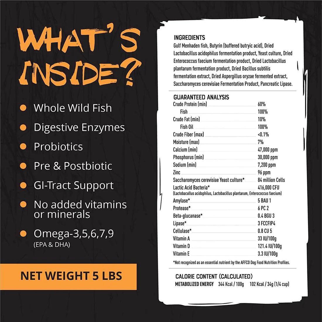 Origins 5 in 1 Suplemento Pescado – 2 lb