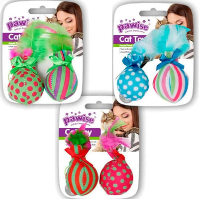 Ball & Feather Cat Toy - Black Dog Panamá 