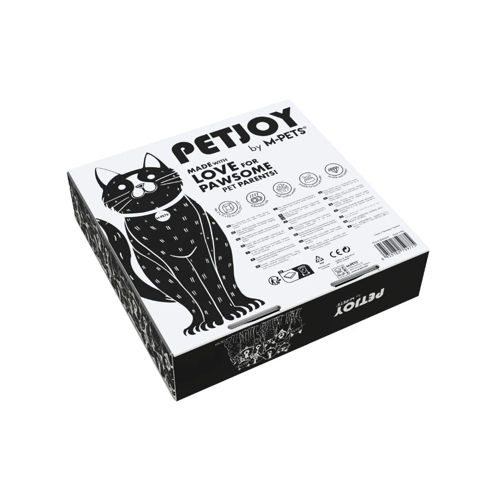 PETJOY Ceramic Bowl MoonPie CAT - Black & White 400ml - Black Dog Panamá 