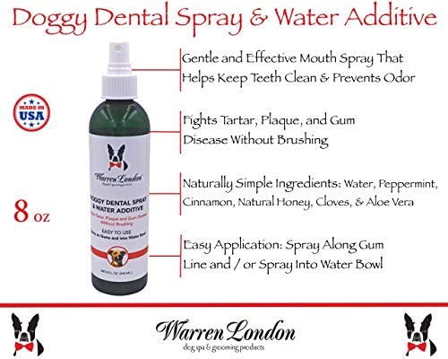 WARREN LONDON | Doggy Dental Spray | 8Oz - BlackDogPanama