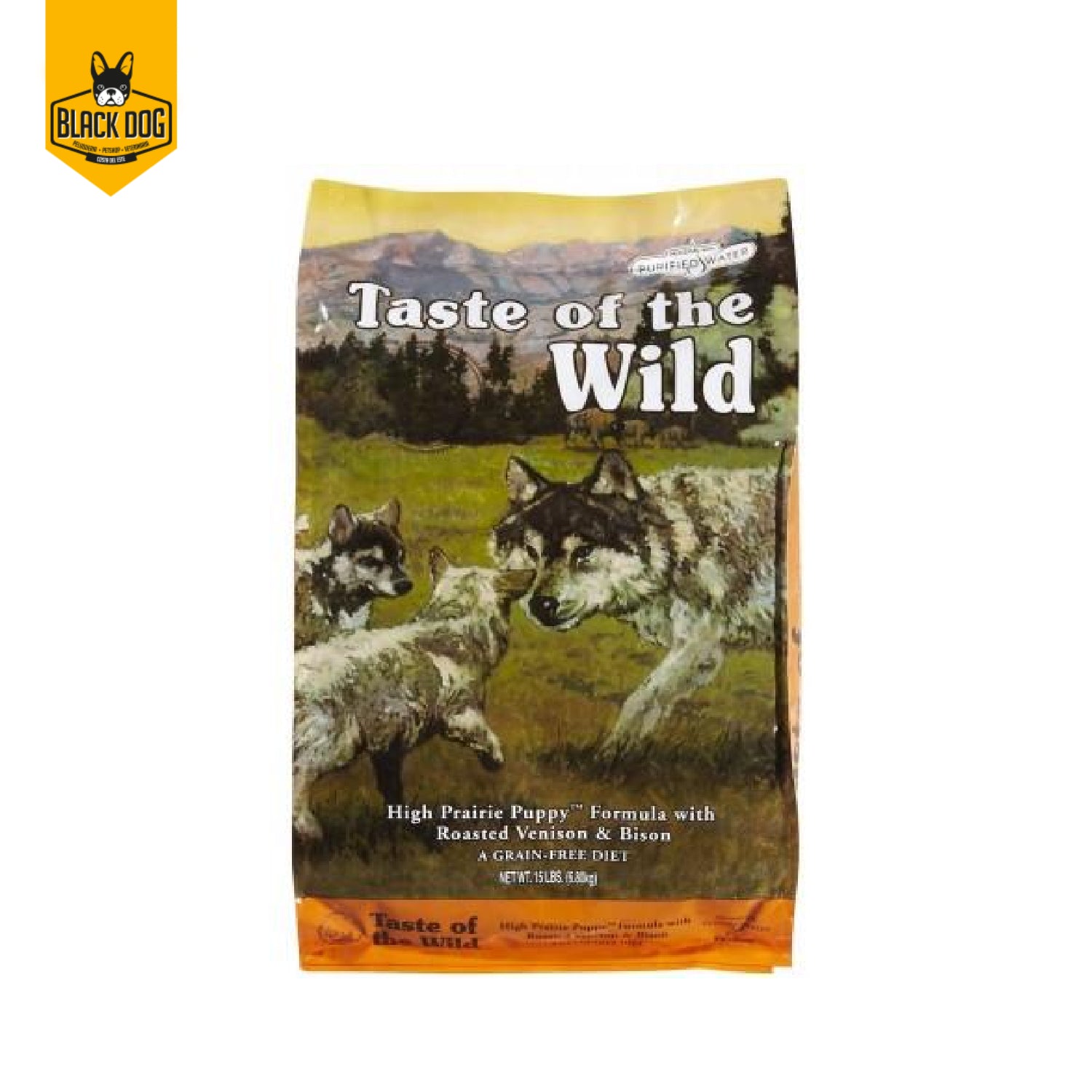 TASTE OF THE WILD | High Prairie Puppy | Bison and Roasted Venison | 5.6Kg - BlackDogPanama