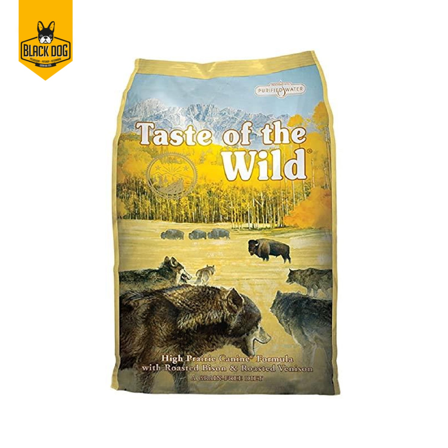 TASTE OF THE WILD | High Prairie | Bison and Roasted Venison | 2kg | 12.2kg - BlackDogPanama