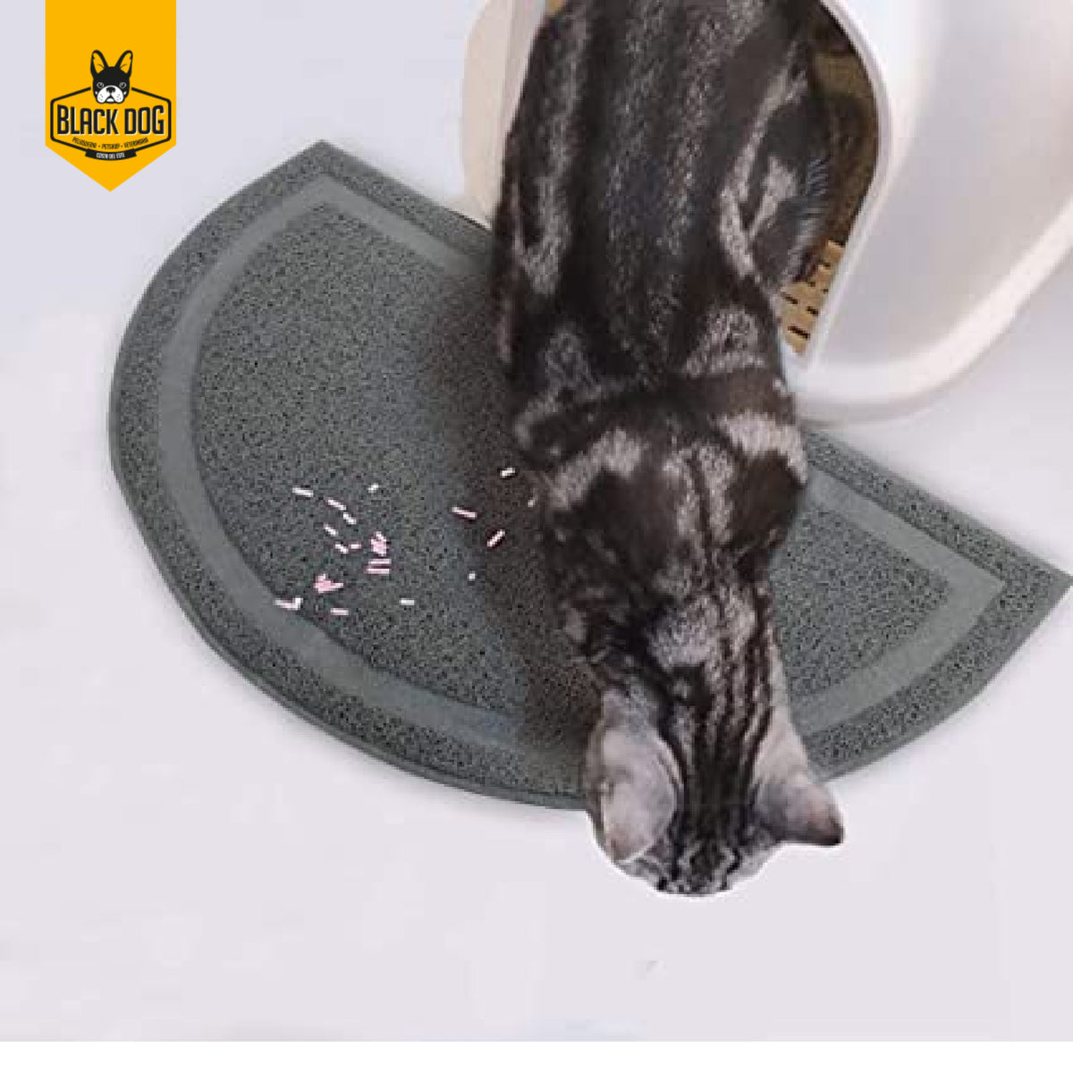 PAWISE | Cat Litter Trapping Mat | Alfombra para Arenero - BlackDogPanama