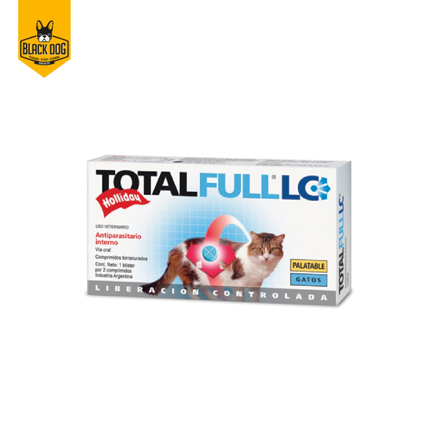 TOTAL FULL LC | Antiparasitario Gatos | 2 Comprimidos - BlackDogPanama