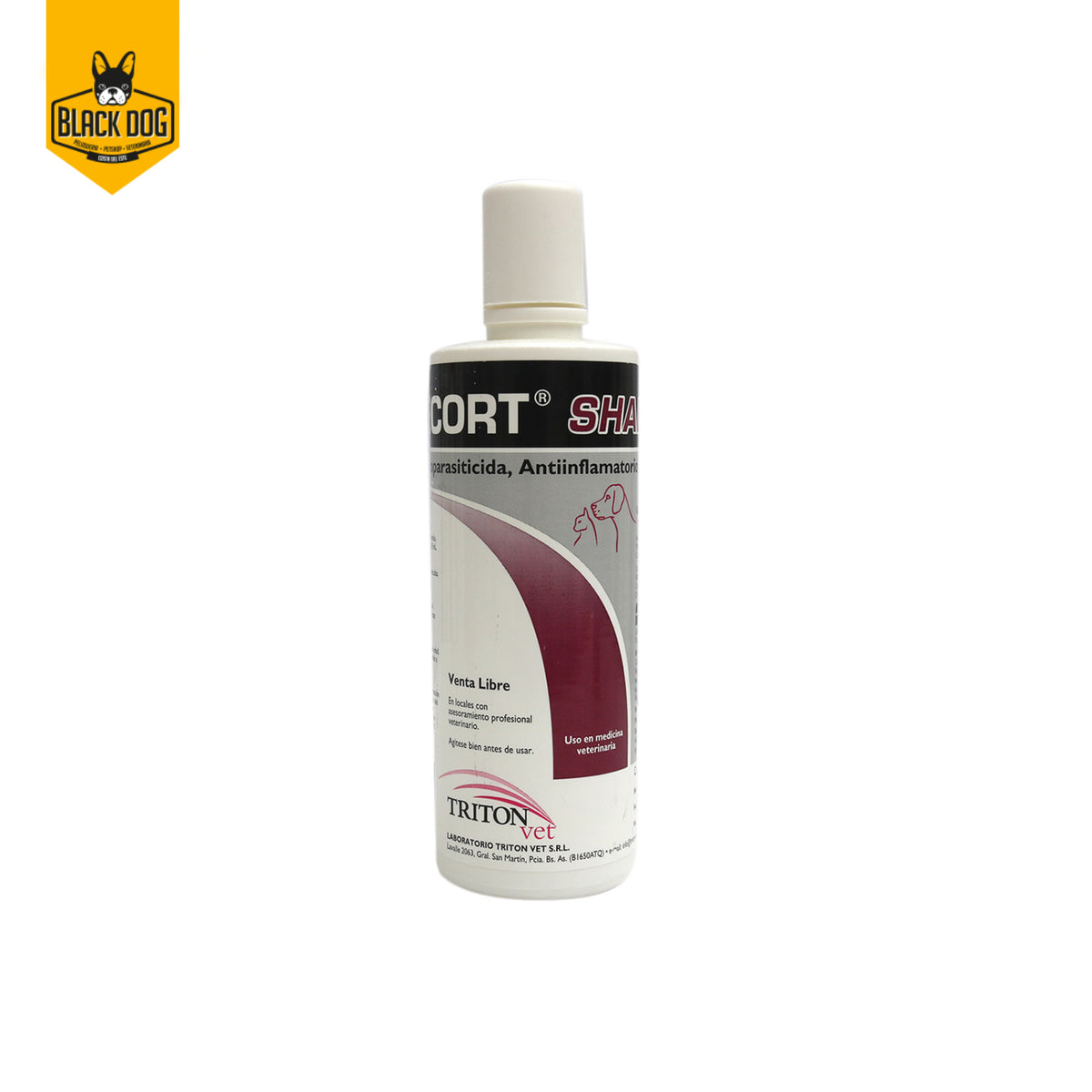 PIRECORT | Shampoo Ectoparasiticida | 250 ml - BlackDogPanama