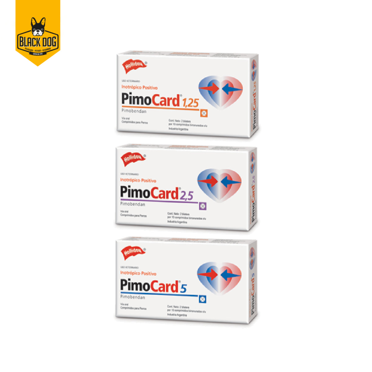 PIMOCARD | Pimobendan | 20 Comprimidos | 1.25Mg | 2.5Mg | 5Mg - BlackDogPanama