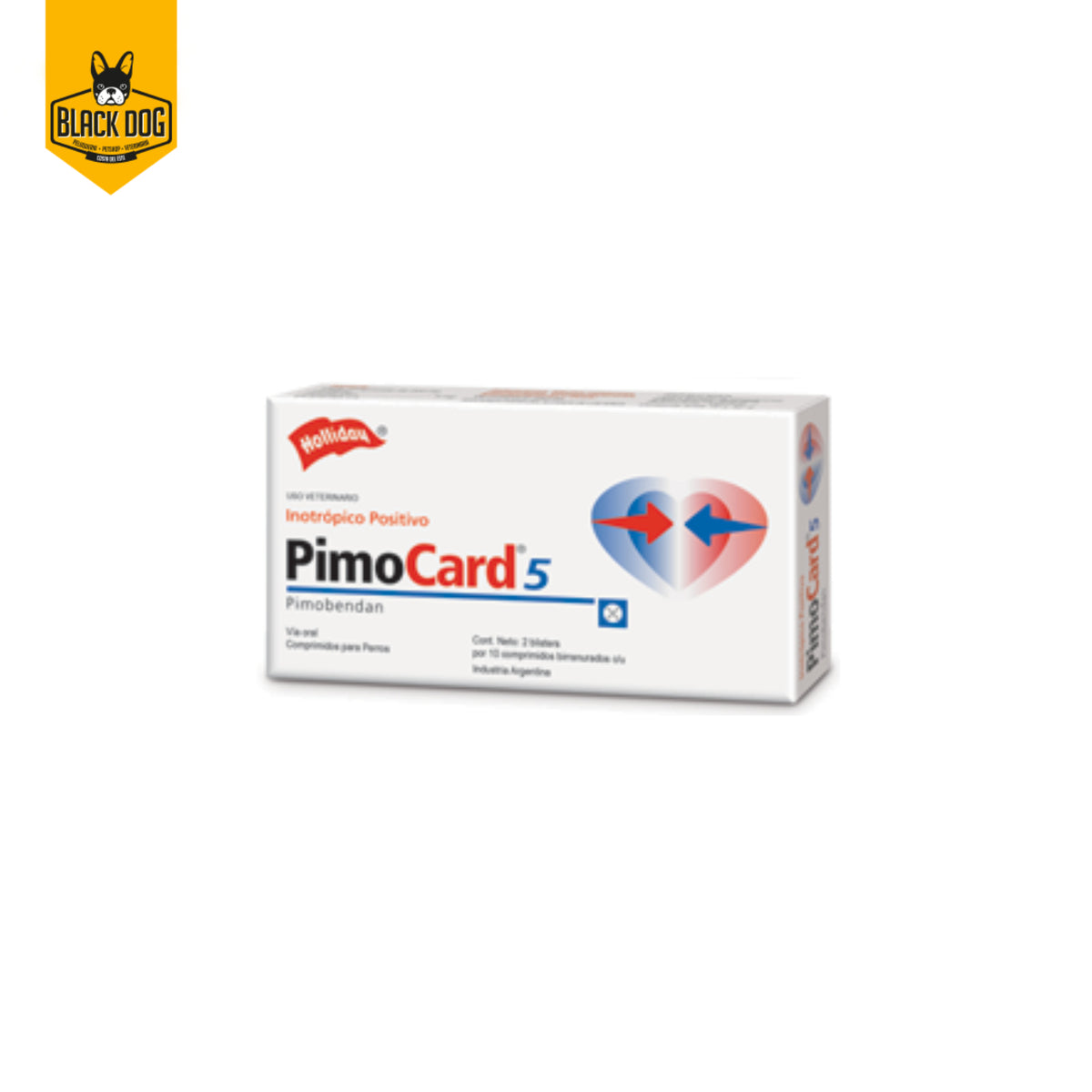 PIMOCARD | Pimobendan | 20 Comprimidos | 1.25Mg | 2.5Mg | 5Mg - BlackDogPanama