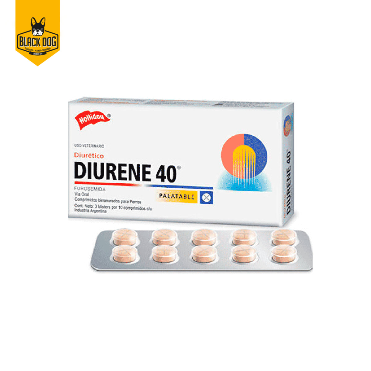 DIURENE 40 | Furosemida 40 mg | 30 comprimidos