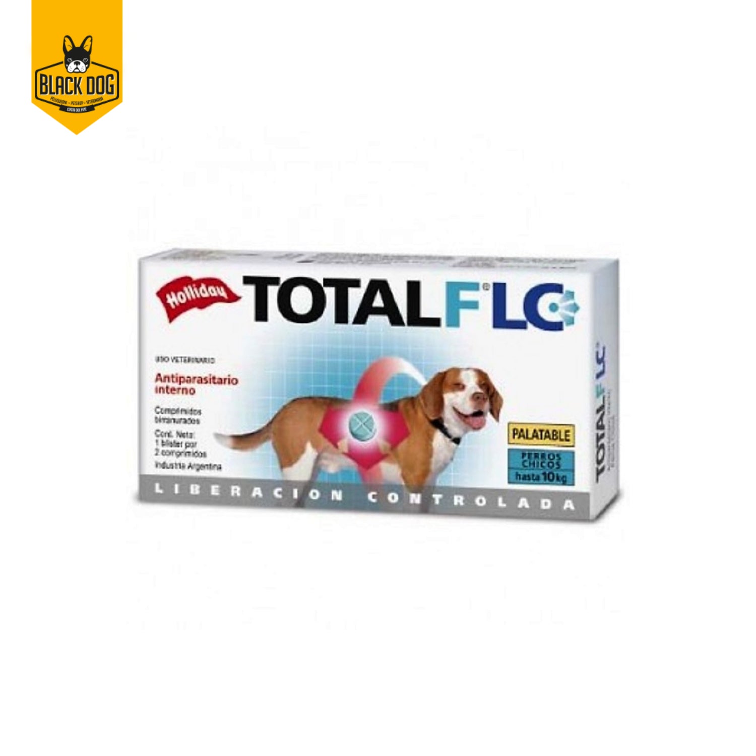 TOTAL FULL LC | Antiparasitario Perros Chicos 10 Kg | 2 Comprimidos - BlackDogPanama