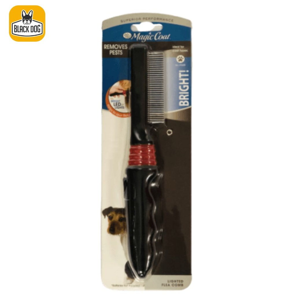 FOUR PAWS MAGIC COAT LIGHTED FLEA COMB