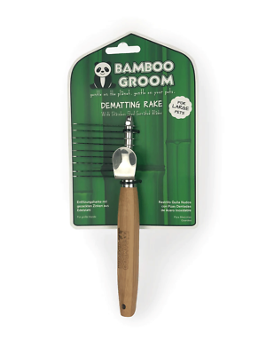 BAMBOO GROOM DEMATTING RAKE SMALL/MEDIUM
