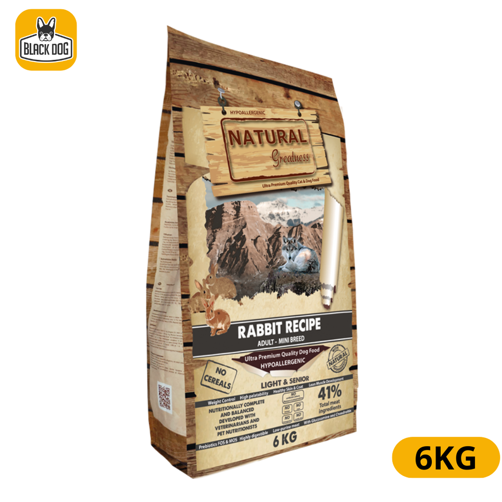 RABBIT RECIPE SENIOR&LIGHT (NO CEREAL) ADULT MINI 6KG