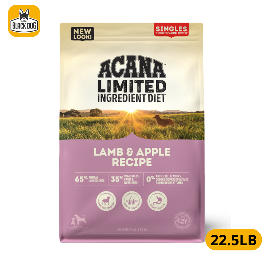 ACANA DOG SINGLES LAMB & APPLE 22.5LB