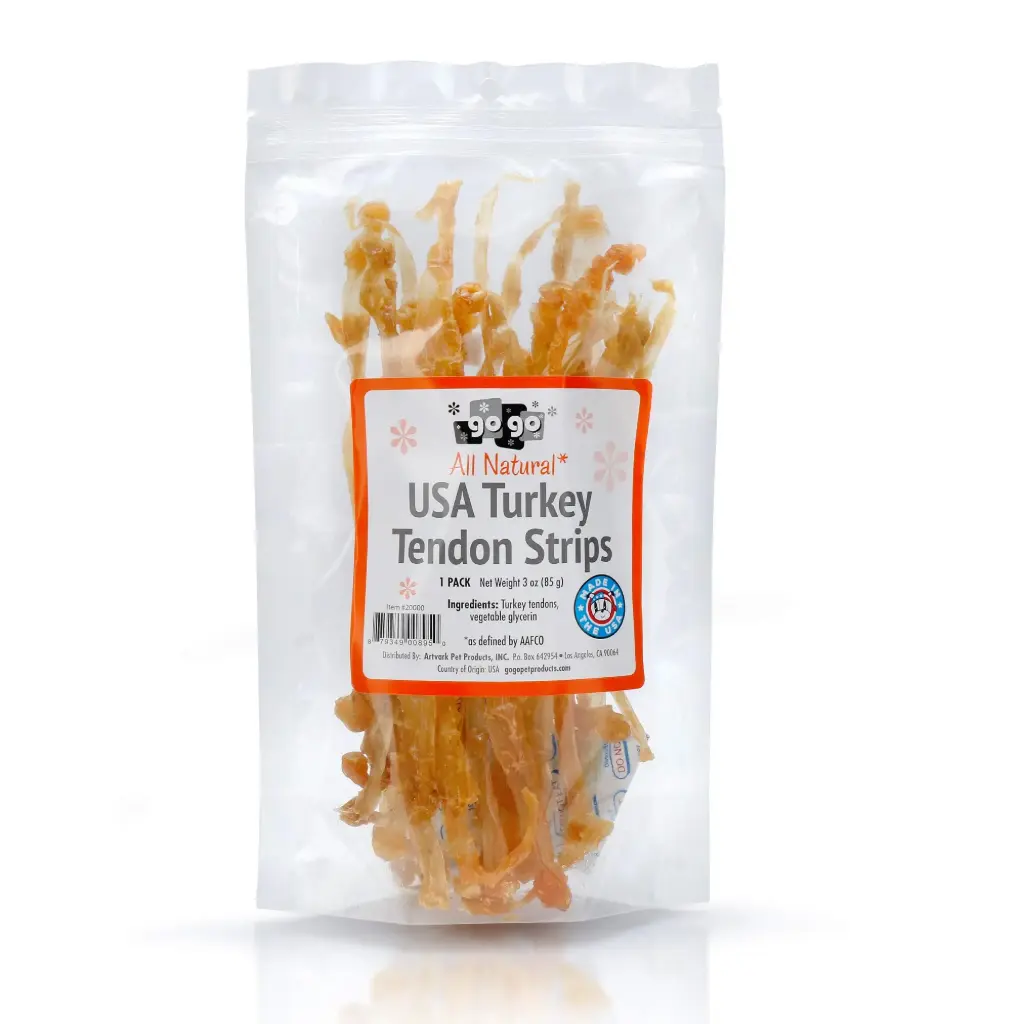 GOGO TURKEY TENDON STRIPS 3OZ