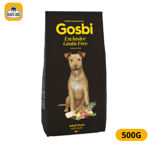 [71312] GOSBI EXCLUSIVE GRAIN FREE ADULT DUCK MEDIUM 500G