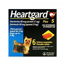 [010101] HEARTGARD PLUS S 68MCG/57MG HASTA 11 KG 