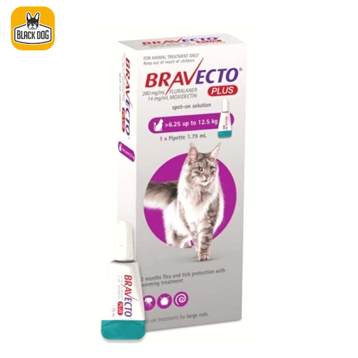 [8713184189615] BRAVECTO PLUS FOR CAT 500 6.25 A 12.5KG