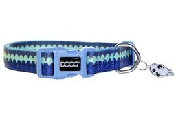 [COLN1-M] DOOG COLLAR BLUE WAVES M