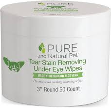 [814551024787] PURE AND NATURAL TEAR STAIN WIPES