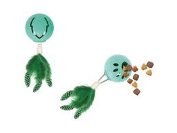 [20602599] TAMPO Cat Toy - Leaf with treat dispenser