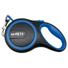[10824099] LIBERTY Dog Retractable Leash Blue - S / Blue