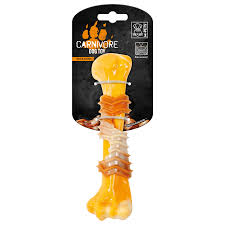 [10661599] CARNIVORE Dog Toy Meaty bone M - bacon flavour